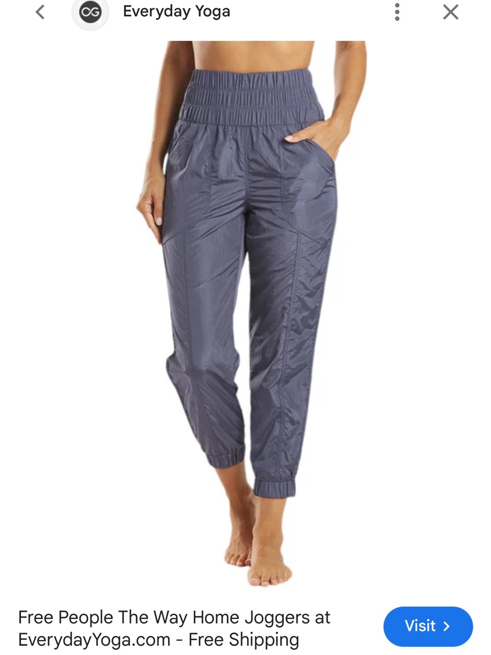 Free People The Way Home Deep Sea Jogger